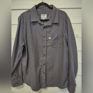 Diamond Supply Co. Gray Casual Button Down Shirt